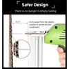 220V Electric Nail Gun Nailing Stapler Shooter Stapler Gun Woodworking Tools Furniture Stapler Framing Tacker DIY Hand Tool 3