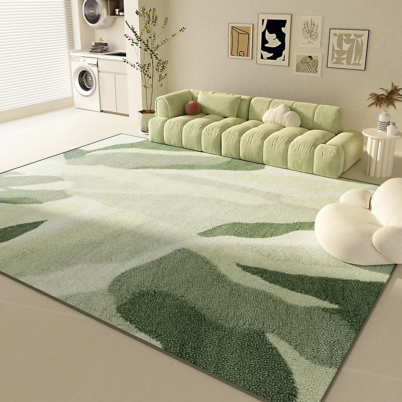 Modern Luxury Carpets for Living Room Green Bedroom Decor Plush Carpet Fluffy Soft Lounge Rug Home Thickened Washable Floor Mat 2