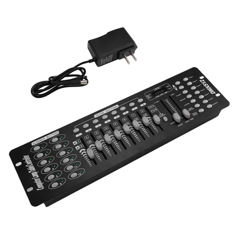 ABUO-뉴 192DMX 컨트롤러 무대 조명 512DMX 콘솔, DJ 제어 장비 미국 플러그