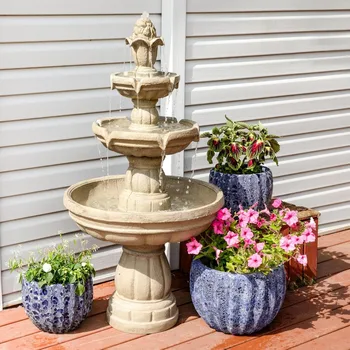 48 Inch Three-layer Electric Fountain 1