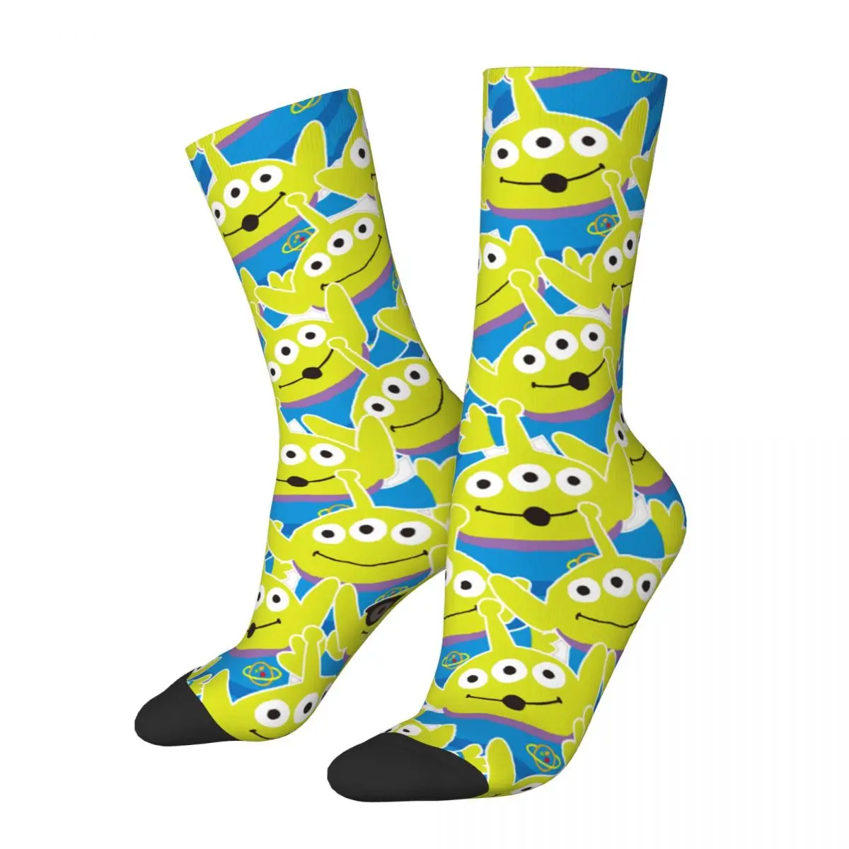 

New Men's Socks Novelty Toy Story Little Green Men Alien Sock Graphic Women's Socks Spring Summer Autumn Winter