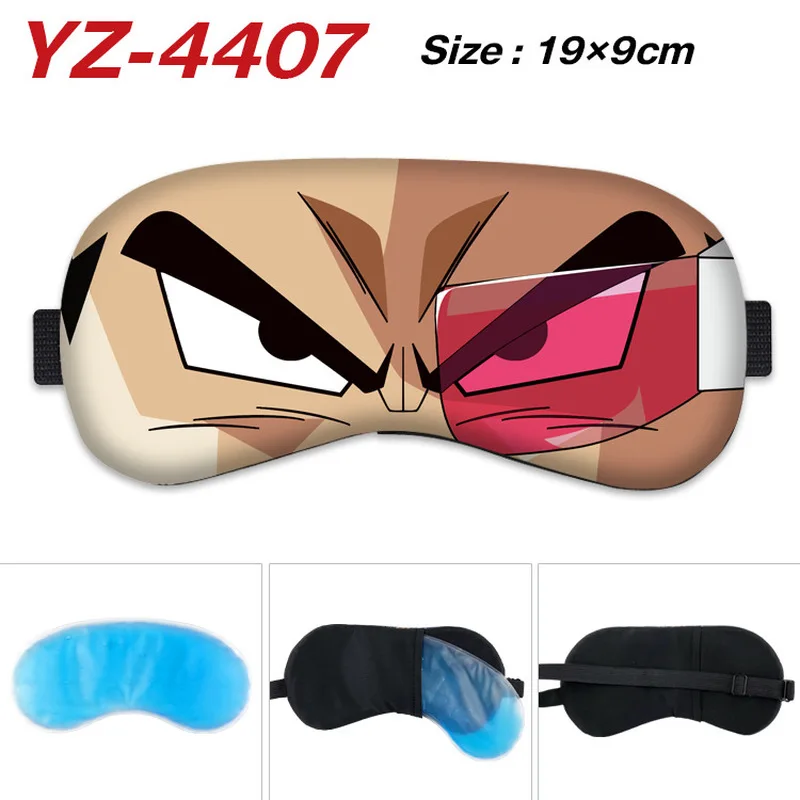 Japanese Dragon Ball Anime Goku Vegeta Saiyan Sleeping Mask Blindfold Soft Eye Masks Funny Mask Eyepatch Nap Health Eye Cover