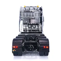 RTR LESU 8X8 RC 1/14 Tractor Truck Metal Chassis 4 Axles Remote Control Car Model Smoking Unit Lights Sounds Toy THZH1537 2