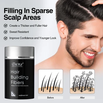 Natural Batana Hair Growth Oil Dense Hair Growth Fiber Keratin Styling Powder Loss Bald Fibre Pack Building Hairline Optimizer