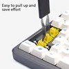 4PC Mechanical Keyboard Keycap Switch Key Cap Extractor Tool Kits Metal Puller Phones Cleaner Dusting Tool with Brush 6