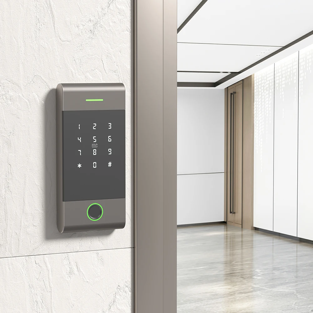 Access Controller Reader TTLock APP Remote Control Standalone Metal Fingerprint Support Card Password access control keypad fingerprint access control keypad fingerprint door opener