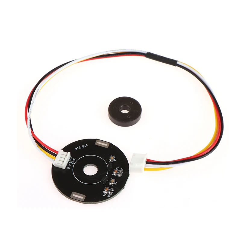 1pc 775-P16 Double Hall Magnet Encoder Code Plate Magnetic Induction Rotation Speed Direction Sensor Use To 775 DC Gear Motor