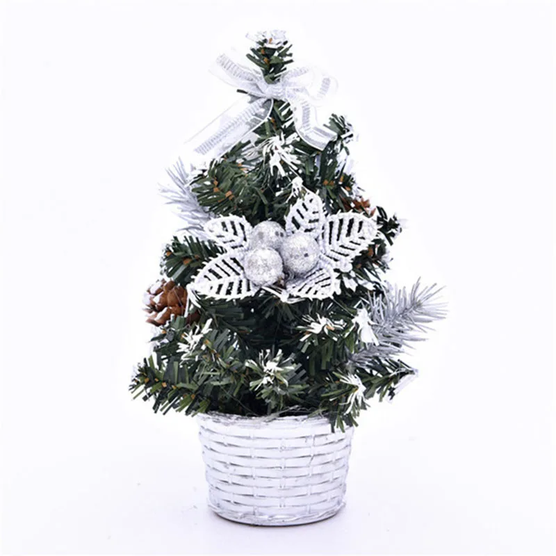 20cm Artificial Table Mini Christmas Tree Festival Ornament Gift