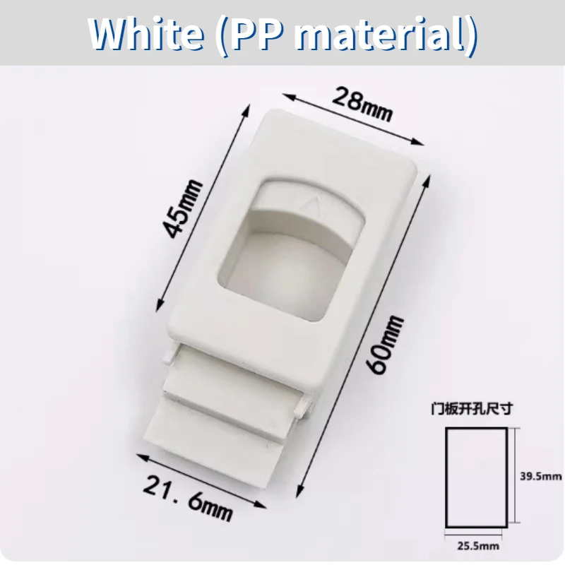 Side Door Buckle 5pcs DK725-3B MS735 Push Concealed Handle Nylon Plastic PP Snap Action Hasp MS725 toggle latches,buckle clamp