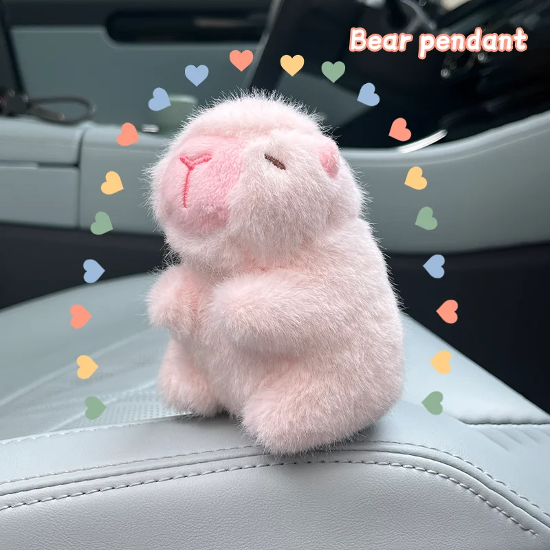 Couple Gift Mini Plush Keychain Simulation Animal Cute Plush Toy Backpack Pendant Birthday Gift Box Decorative Doll 5