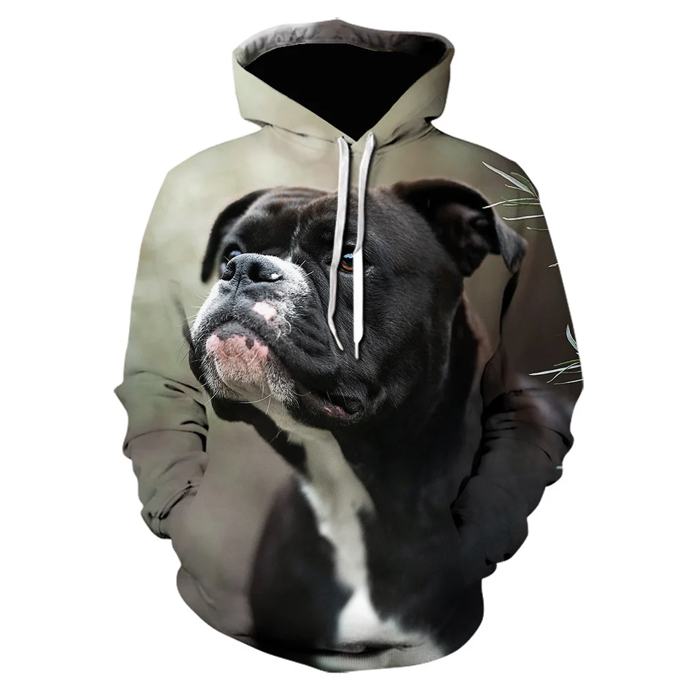 

Spring and Autumn New Men's and Women's Hoodie Fashion Hot Casual Shirt Sweatshirt 3D Printed Bulldog Harajuku Long Sleeve Tops