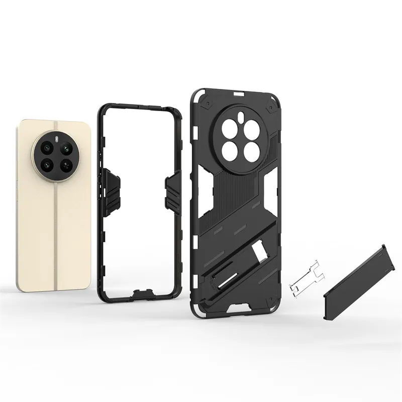 Shockproof TPU Armor Silicone Stand Holder Protective Phone Case Cover