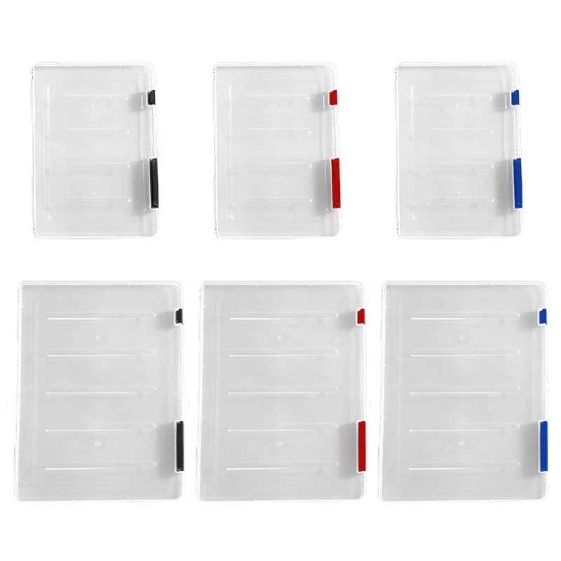 

Storage Boxes Home Bins Transparent Storage Box Clear Plastic Document Paper Filling for Case File Plast