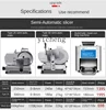 XL Meat Slicer Commercial Electric Automatic Beef Roll Frozen Meat Semi-automatic Meat Slicing Flaking Slicer 2