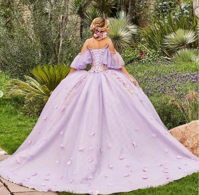 Vestidos De Noiva Da Princesa Cinderela, Vestido De Baile, Fora Do Ombro,  Flores 3D, Vestidos Rosa, 15 Anos, Novo Puffy, Vestido De Noiva - AliExpress