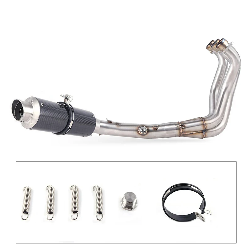 Fz09 Mt09 Exhaust Full System For Yamaha mt-09 fz-09 Xsr900 2013 To 2021 Motorcycle Escape Exhaust Motorcycle Exhaust - Image 4