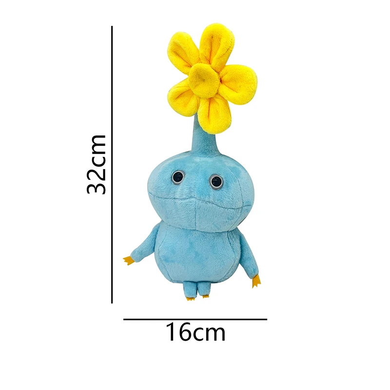 thumbnail image 1 of Juguetes de peluche de perro Pikmin Oatchi de dibujos animados, lindos animales de peluche suaves, muñecas de decoración para la habitación del hogar para niños, regalos de cumpleaños y Navidad, 1 of 5