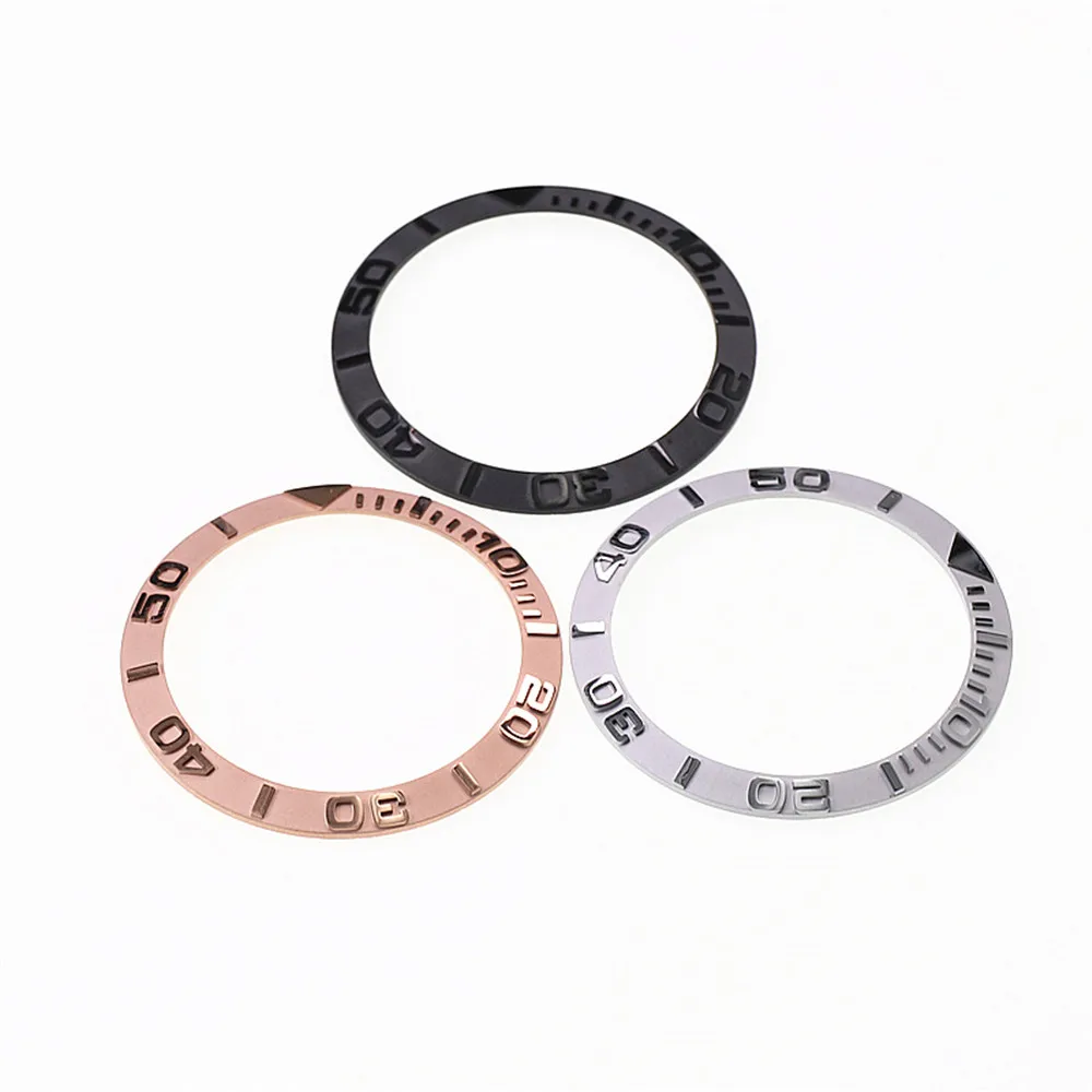 

38mm Ceramic Watch Bezel Inserts Yacht Master Style Watch Ring For Seiko Yacht-Master Diver Models SKX007 SKX009 Accessories