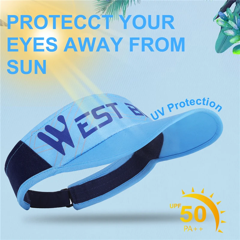 WEST BIKING Sport Caps Cycling Shading Cool Women's Men's Summer Hat For Outdoor Bicycle Running Jogging Baseball Golf Beach Hat