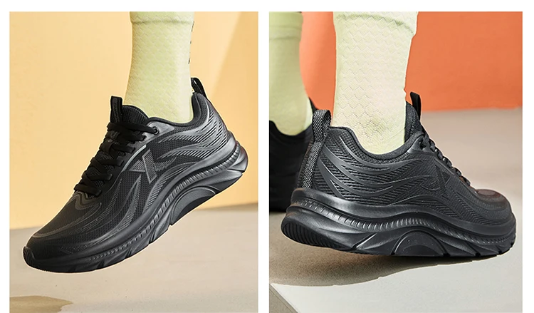 Xtep 299 Leder-Laufschuhe, optimiert für Damen, Winter-Laufschuhe, Freizeit-Trainings-Sneaker (ab 1 Größe) 876418110021 – Detail 9