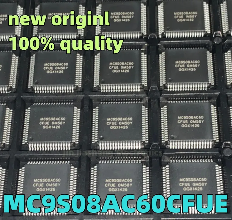 (5piece) 100% New MC9S08AC60CFUE MC9S08AC60 QFP64 Chipset