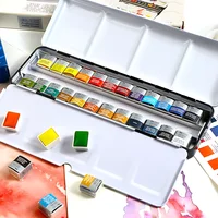 Winsor & Newton Cotman High-Quality Watercolor Paint 24-Color Half-Pan Artist Art Student Special Sketch Paint Set 1