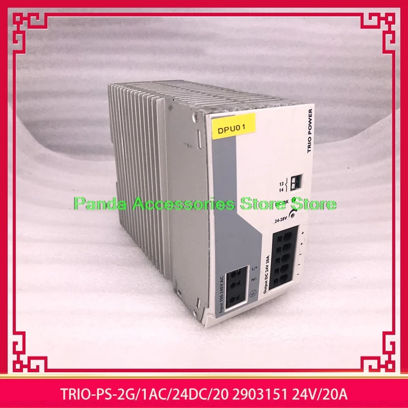 

TRIO-PS-2G/1AC/24DC/20 2903151 24V/20A For Phoenix Rail Switching Power Supply High Quality Fully Tested Fast Ship