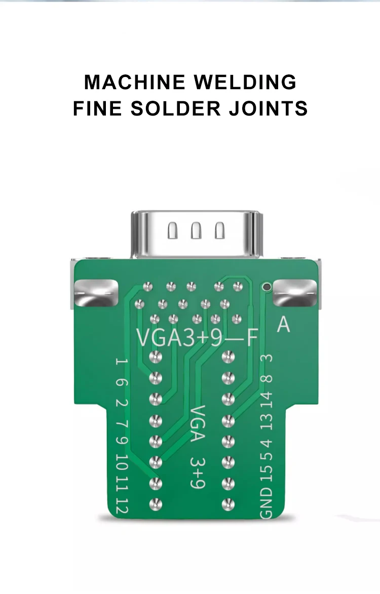 DB44 Solderless Connector - Male RS232 D-SUB Serial To 44-pin Terminal Breakout Board