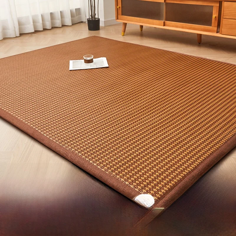 Modern Simple Ice Vine Tat Mat Summer Floor Sp Pad Cooling Soft Mat Home Use No Installation Required Polyester Fabric