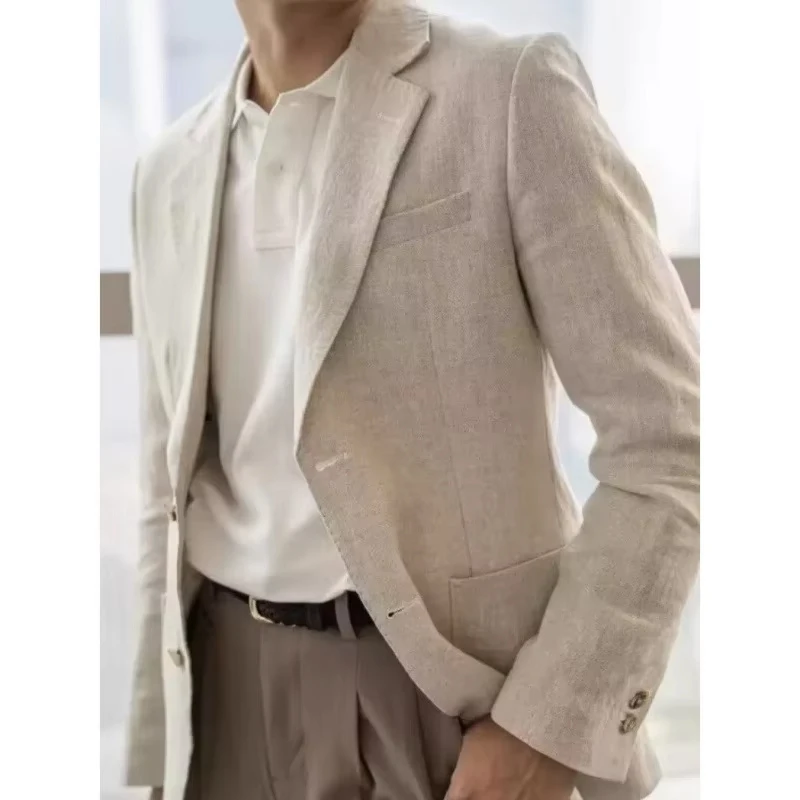 White Rascal Casual Suit Men''S Trend Loose Light Mature Suit Men''S Net Infrared Set Summer Thin