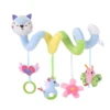 Car Seat Toys For Infant Cute Fox Spiral Plush Toys Stroller Toys Hanging Rattle Crib Activity Toy For Baby Gift 2