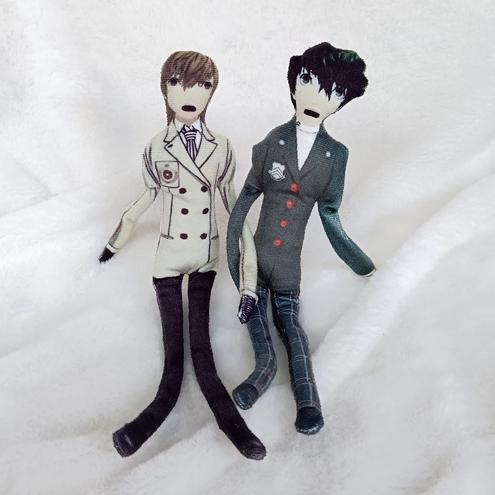 Plush Toy Plush Doll Anime Ornament Game Amamiya Ren Anne Takamaki Cosplay Keychain Plush Cotton Doll Slender Twistable Shape Room Decoration Festival Gift