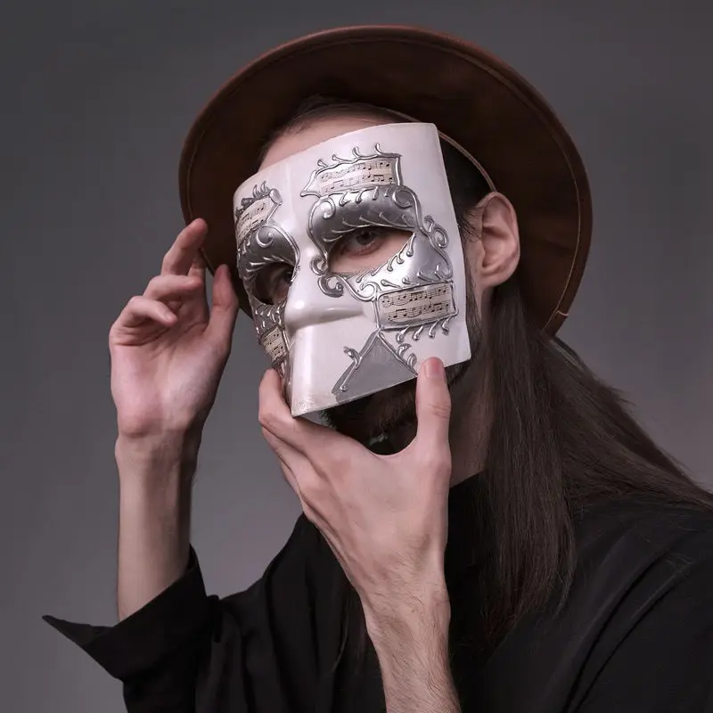 

Маска для показа маска на Хэллоуин маска Tiktok невеста может петь черная маска призрака зла