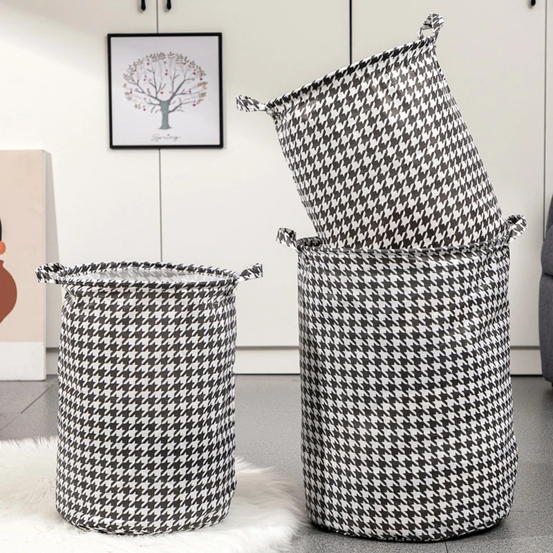 Large Capacity Laundry Basket Dirty Clothes Basket Fabric Laundry Organizer Folding Clothes Storage Bag Household Storage Box 1