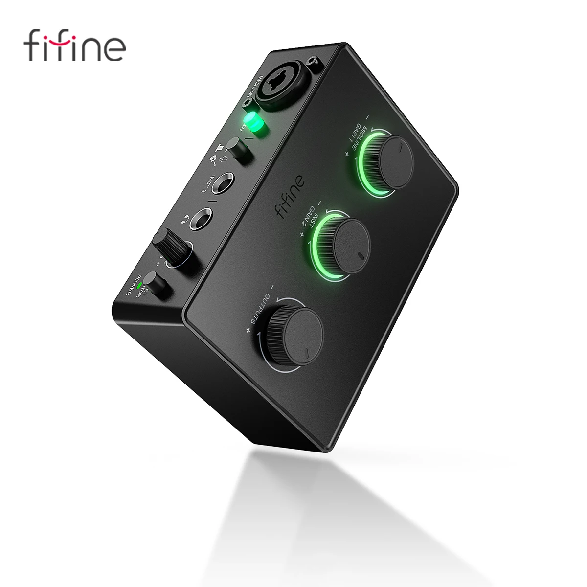 ち*ら様 fifine コンデンサーマイクとオーディオインターフェイス Amazon.co.jp: FIFINE XLRコンデンサマイク 単一指向性 マイク