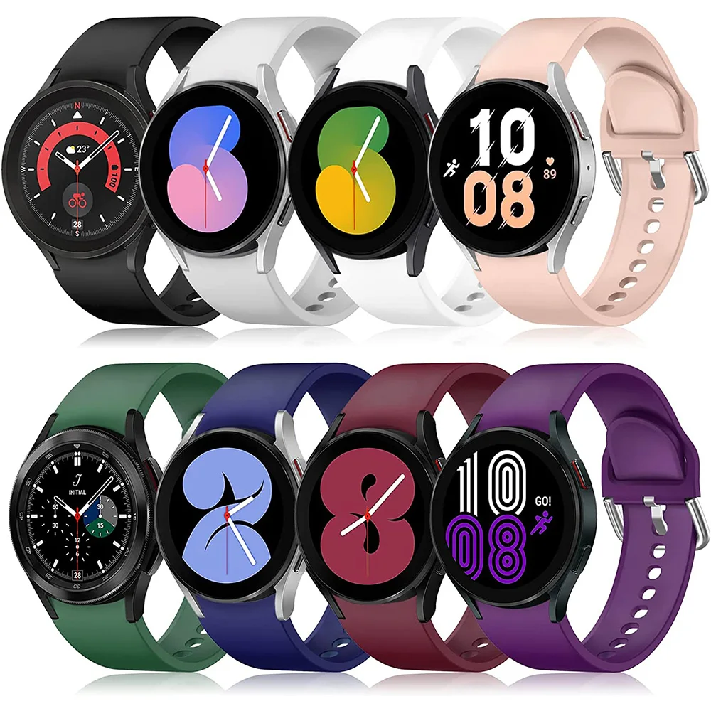 Silicone Strap for Samsung Galaxy Watch 6 classic 43mm 47mm Watch6
