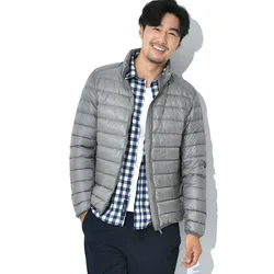 MRMT 2024 Brand Men's Down Jacket Short Thin Hooded Thickened White Duck Down Men's Jacket Overcoat For Male Men's Jackets