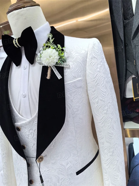 Mens Suit Allingentle s Prom Wedding Suits For Men White Pant Suit