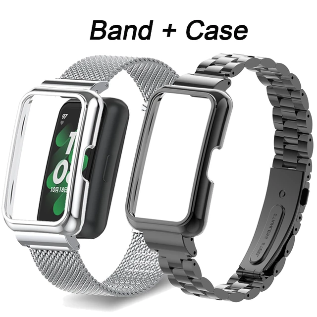 Metal Wristband for Huawei Band 8 Smartband Stainless Steel Bracelets for Honor  Band 6 7 Watchband for huawei band7 6 pro Strap - AliExpress