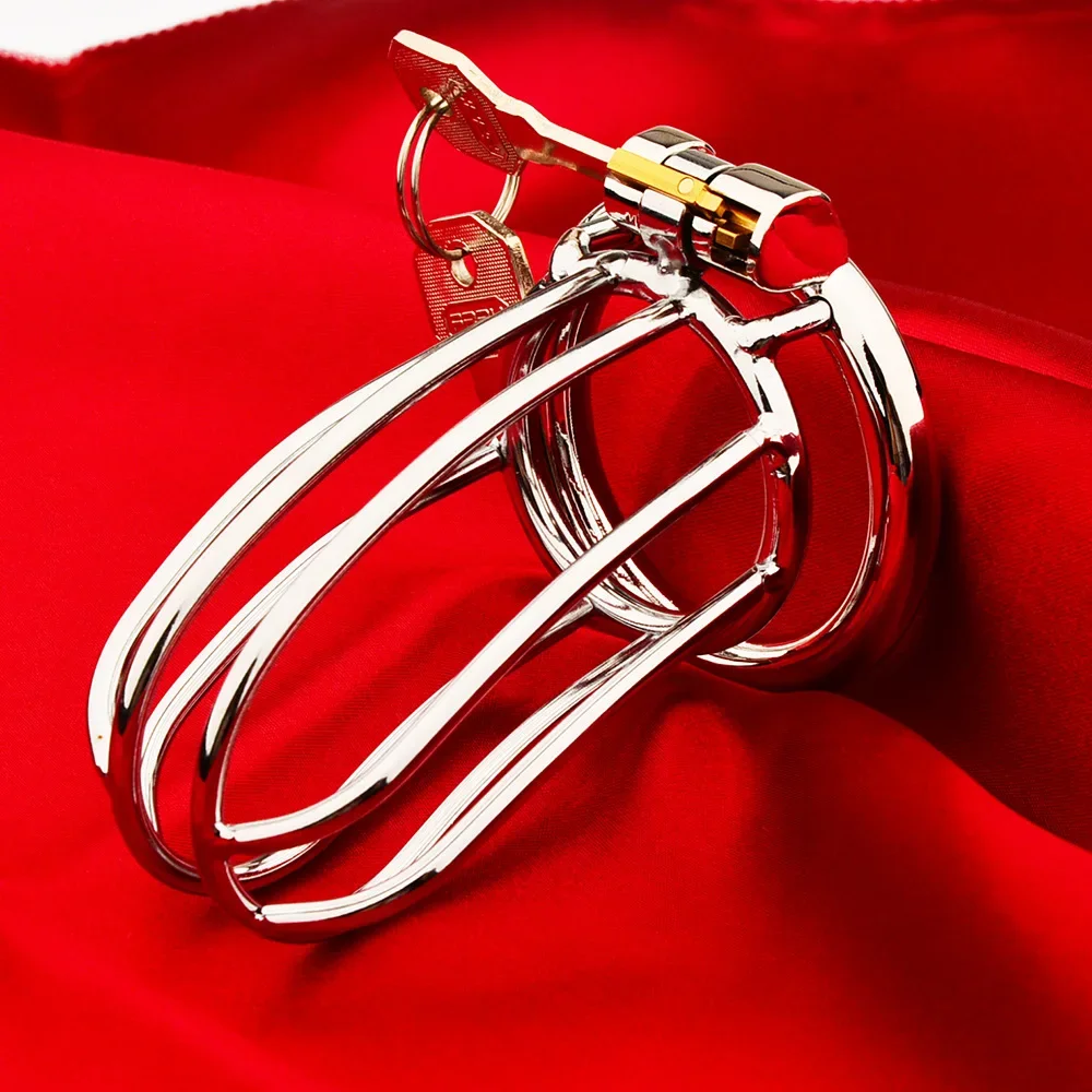 Male Chastity Device Metal Cock Cage for Men Gay