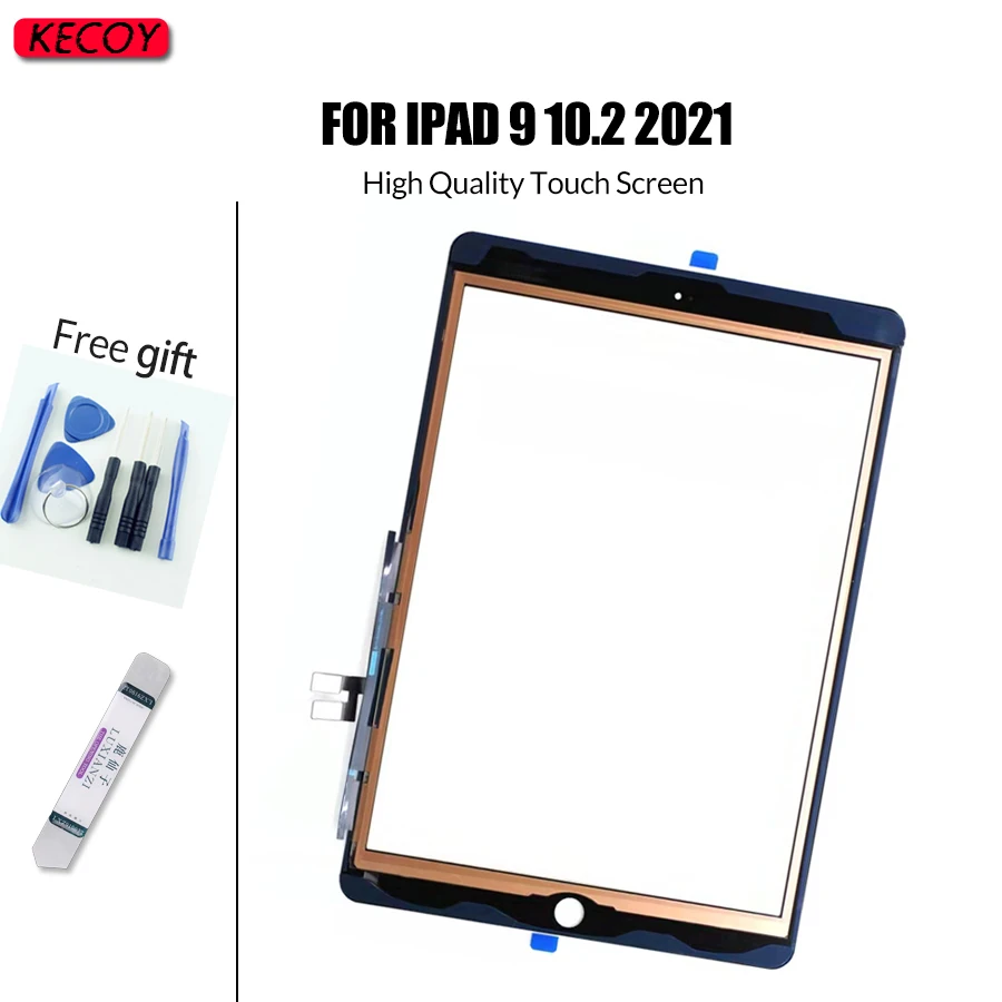 Digitador Frontal da Tela Sensível ao Toque Sensor de Vidro Display de Substituição Touchscreen Fit para Ipad ° A2602 A2603 A2604 A2605 10.2 Polegadas 2023 1pc