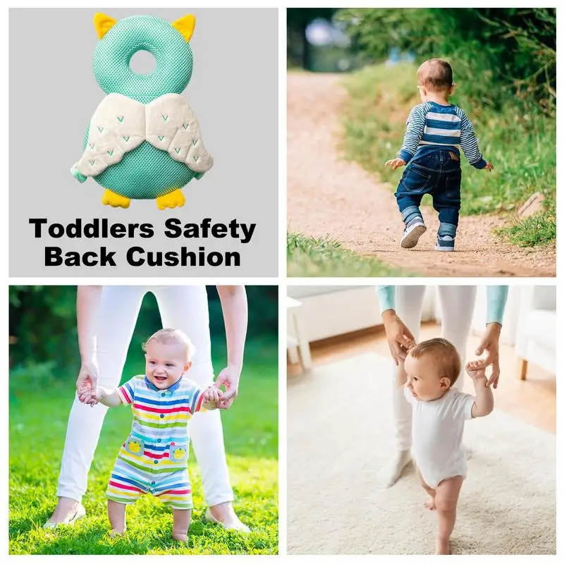 Baby Head Protector Cushion Backpack Backpack Safety Pad For Toddler Toddler Head Protector Pillow Fall Back Protector No Bumps 3