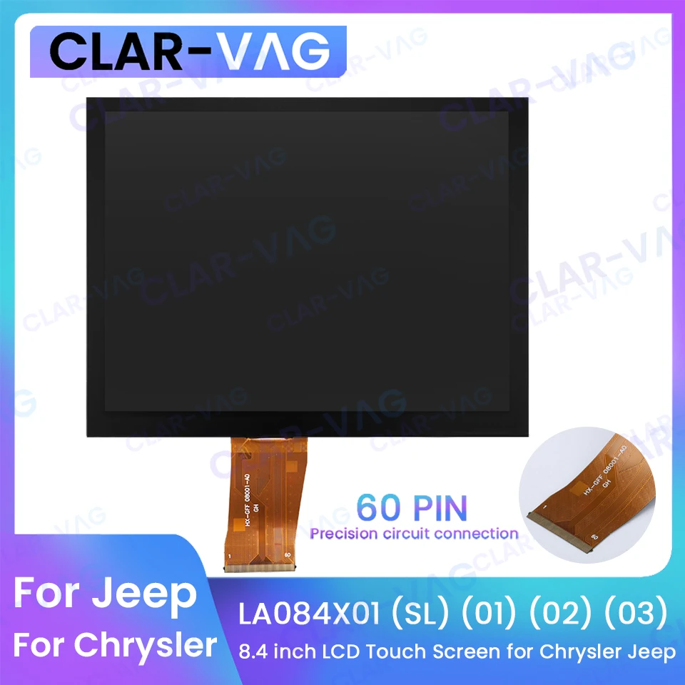 Tout Nouveau 8.4 "LA084X01 SL01 SL02 SL03 17-22 Remplacement Uconnect 4C UAQ écran LCD écran Tactile Radio Navigation