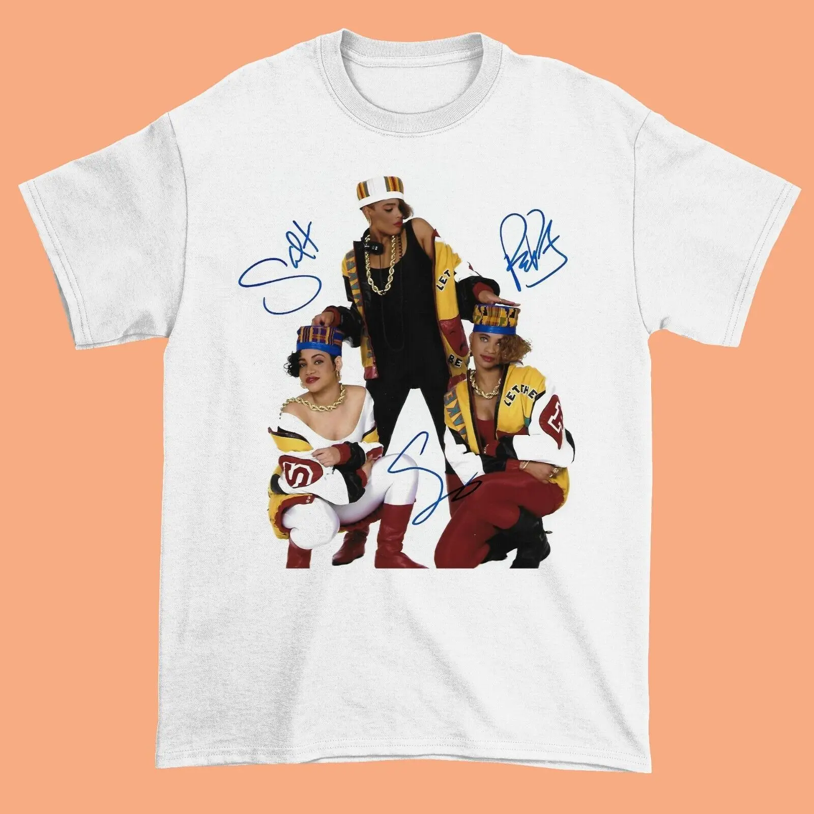 Hot Salt N Pepa Firmato Tour Shirt Manica Corta Unisex Cotone Taglia S-234Xl Ah152 Maniche Lunghe O Corte