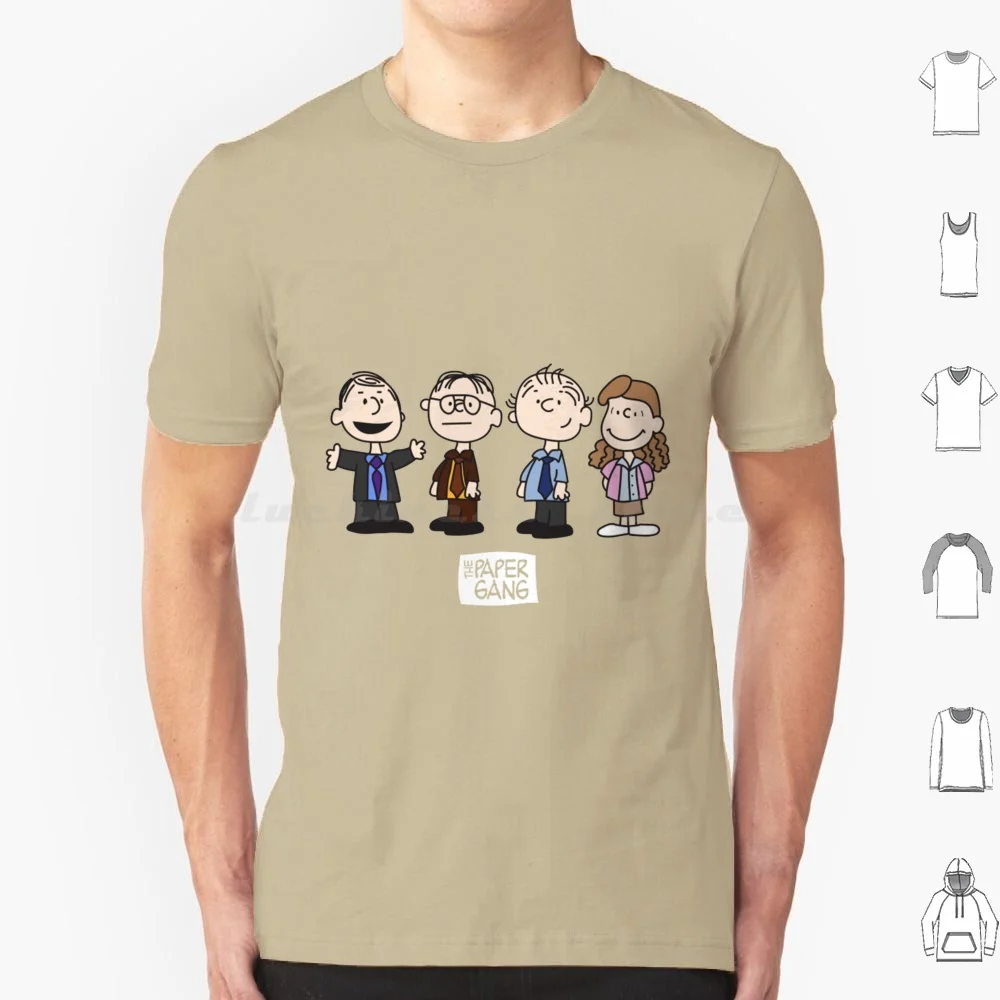 The Paper Gang Dunder Scranton Office T Shirt Big Size 100% Cotone The Office Michael Funny Office Oliver Jim Pam