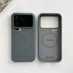 Premium Liquid Silicone Magnetic Case - Solid Color Protective Cover for RedMi K90ProMax (Carbon Gray)