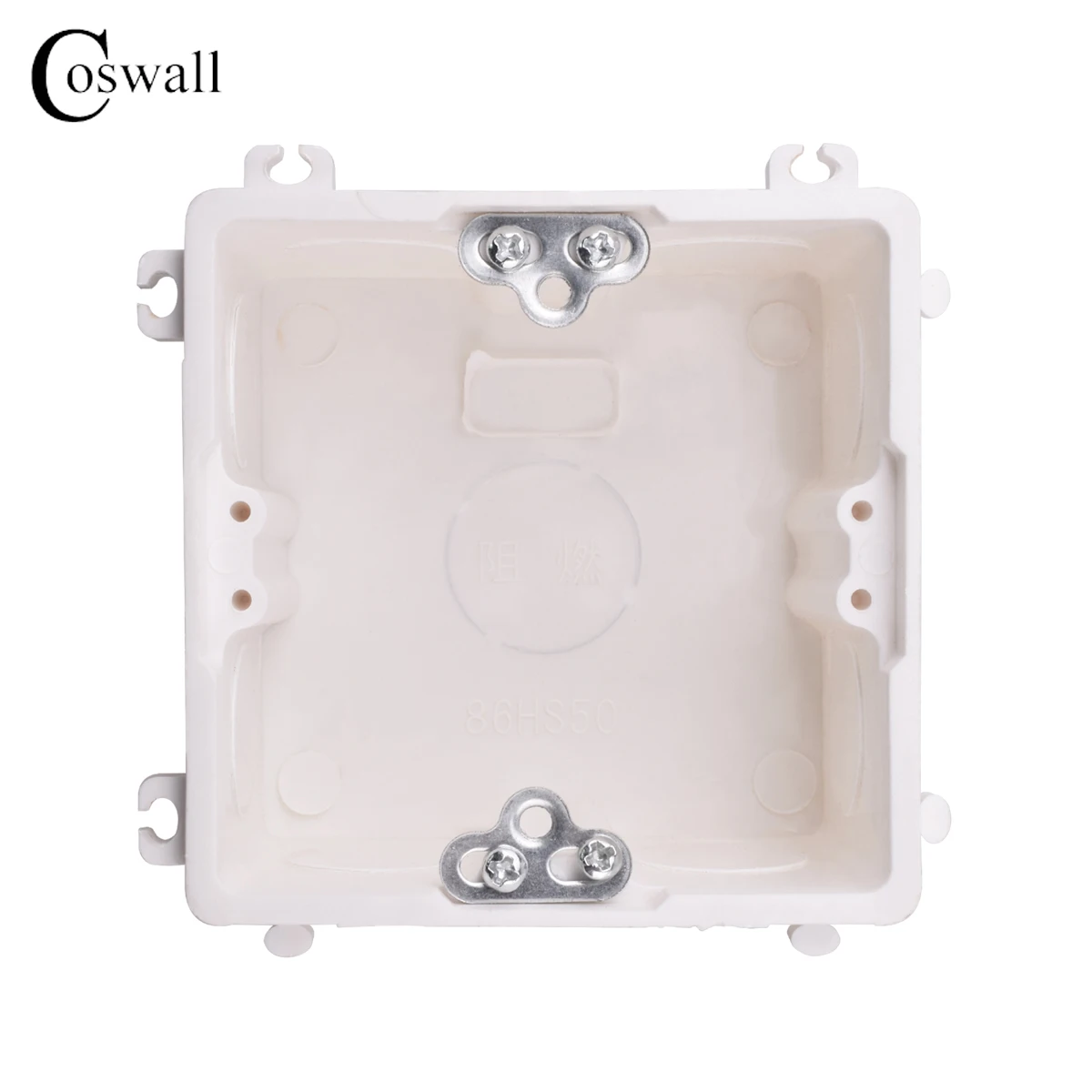 Switch box Wall socket box Electric distribution box Coswall Adjustable Vertically / Horizontally Installation Internal Mounting Box