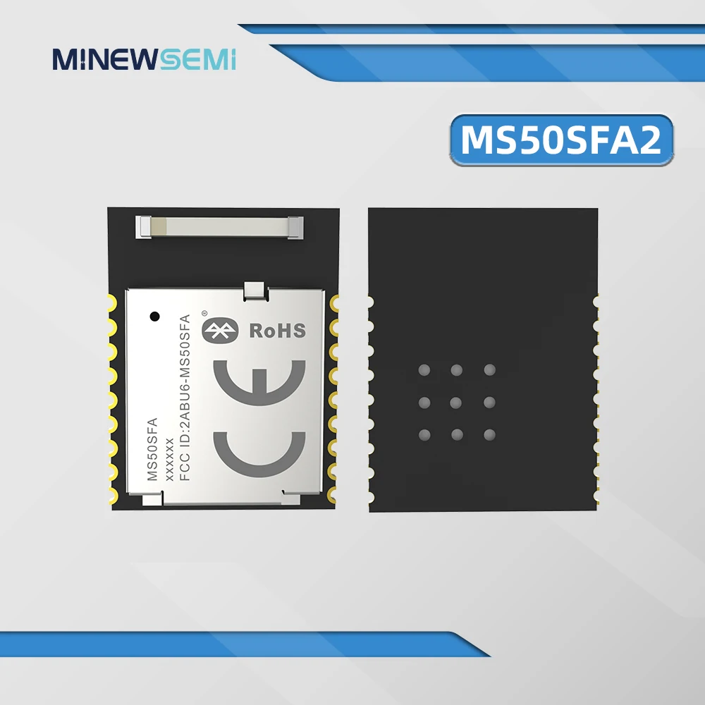 세라믹 칩 안테나 무선 장거리 송신기, 블루투스 블 모듈, 최소 크기, nRF52832, MS50SFA2, 2.4Ghz
