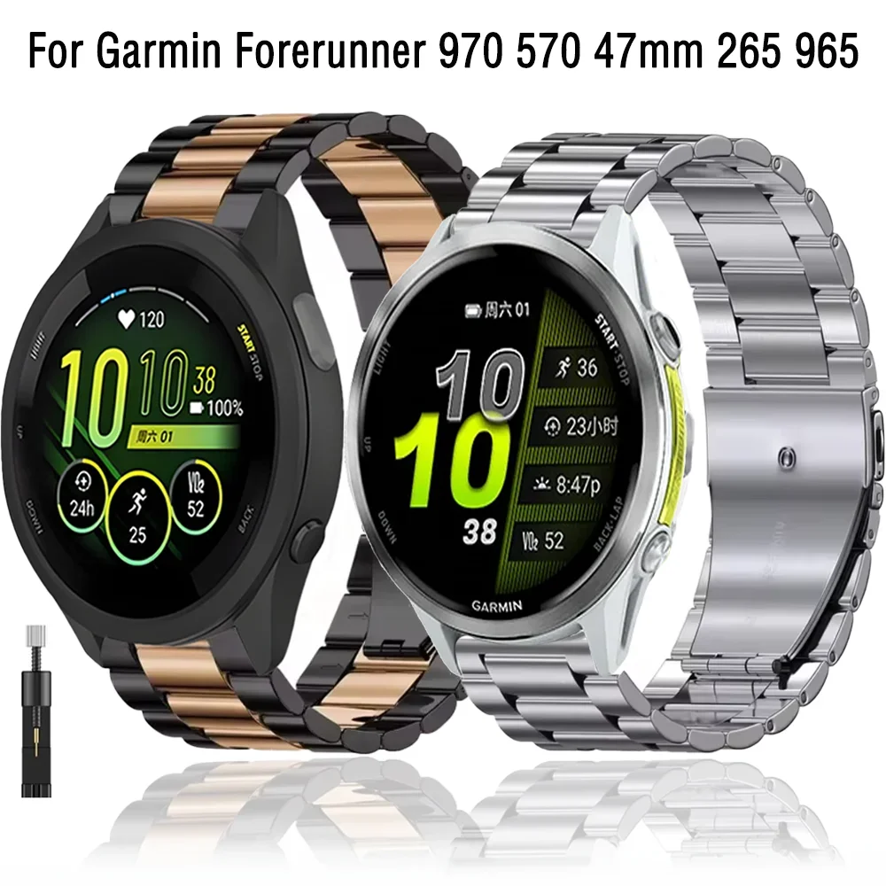 Premium 22mm Metal Watch Strap Bracelet