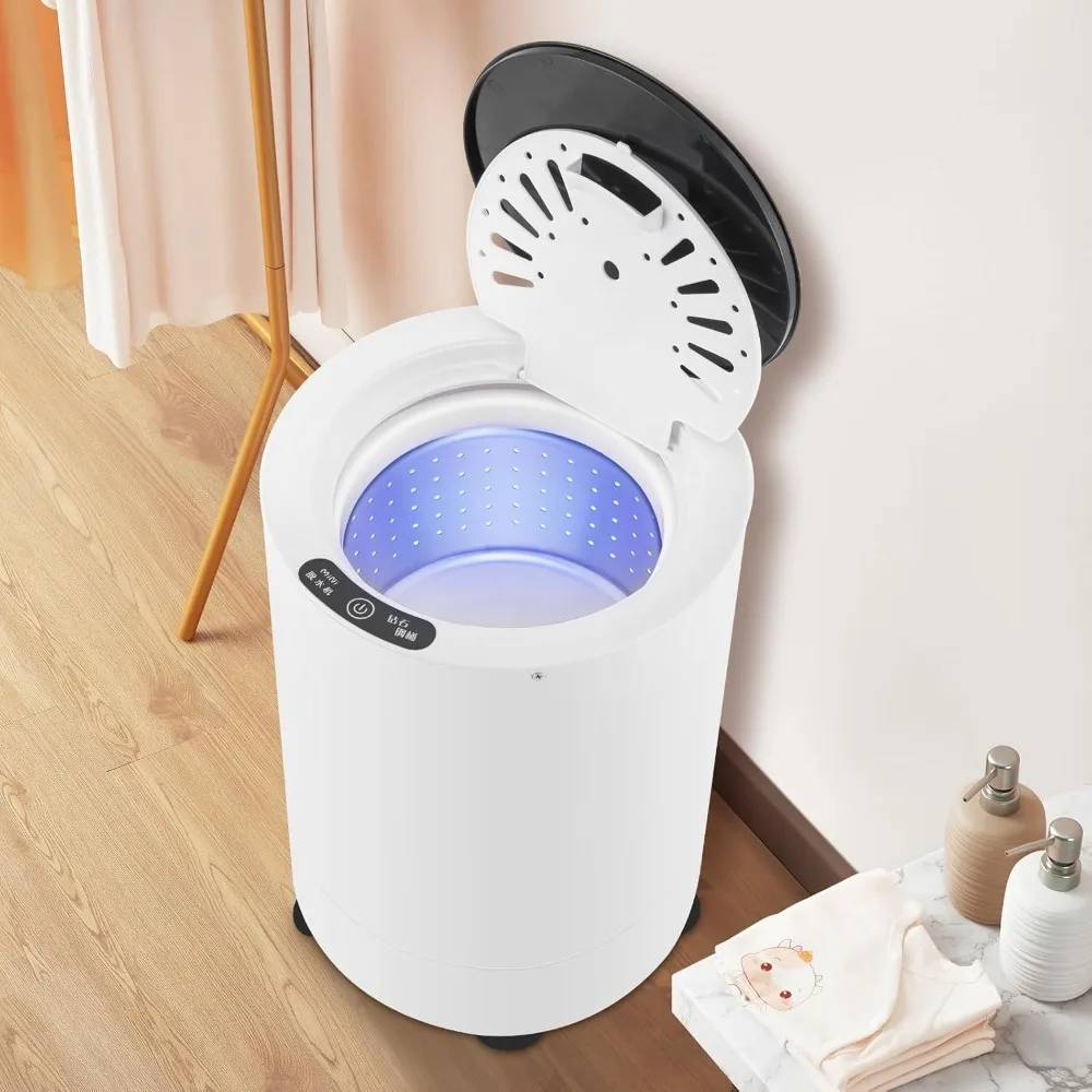 Electric Clothes Spin Dryer, Portable Mini Dryer, 110V Compact Spin Dryer Laundry Dryer for Apartment, School, Dorm, RV, Camping 1